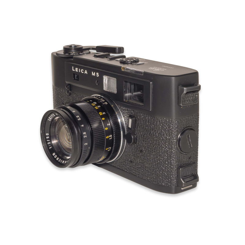 Leica M5 con Summicron-M 50mm f/2, Black chrome