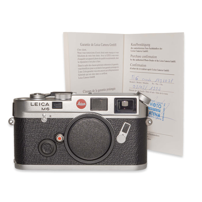 Leica M6 0.72, Silver chrome (Hell)