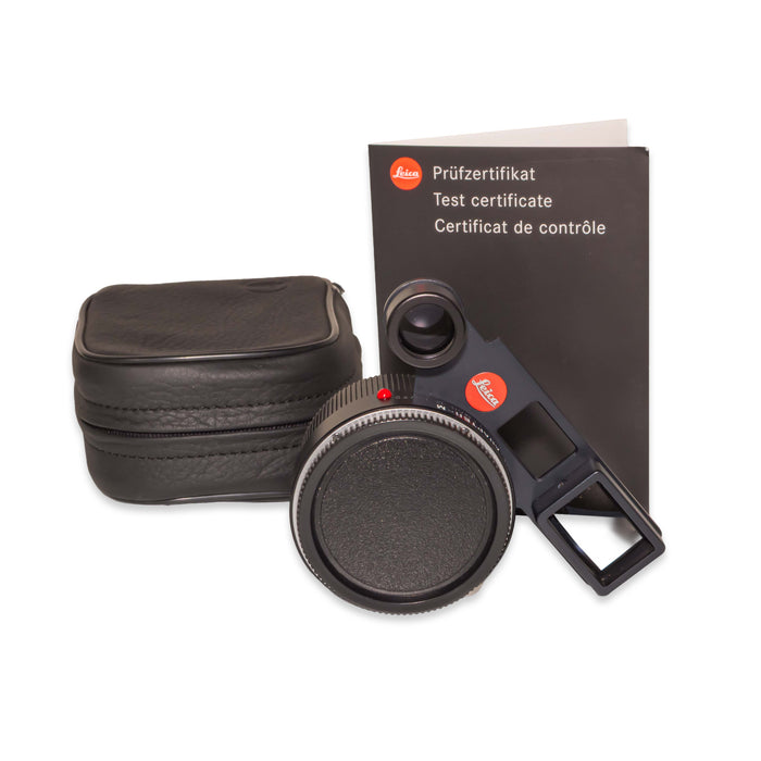 Leica Macro-ELMAR-M 90mm f/4 [I], black anodized + MACRO-ADAPTER-M 14409