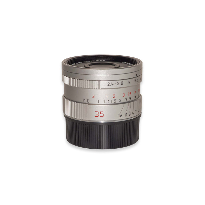 Leica SUMMARIT-M 35mm f/2.4 ASPH. [II], silver anodized