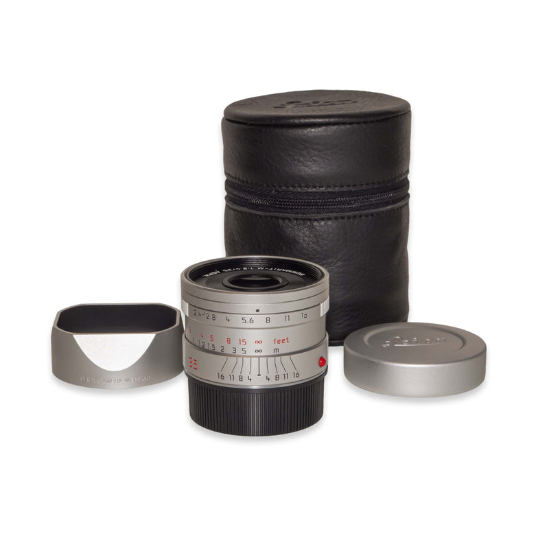 Leica SUMMARIT-M 35mm f/2.4 ASPH. [II], silver anodized