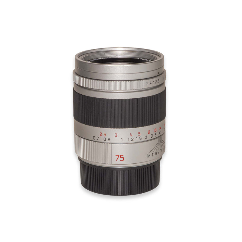 Leica SUMMARIT-M 75mm f/2.4 [II], silver anodized