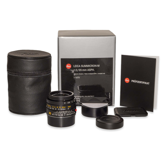 Leica SUMMICRON-M 35mm f/2 ASPH. [II], black anodized
