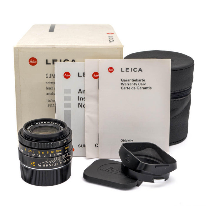 Leica SUMMICRON-M 35mm f/2 ASPH. [I], black anodized