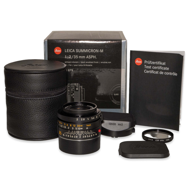 Leica SUMMICRON-M 35mm f/2 ASPH. [I], black anodized