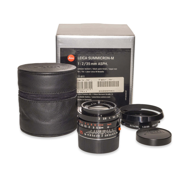Leica SUMMICRON-M 35mm f/2 ASPH. [I], black paint finish