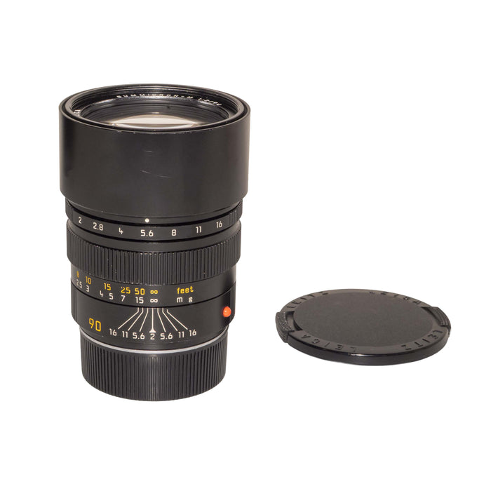 Leica SUMMICRON-M 90mm f/2 [II] Type 2, black anodized