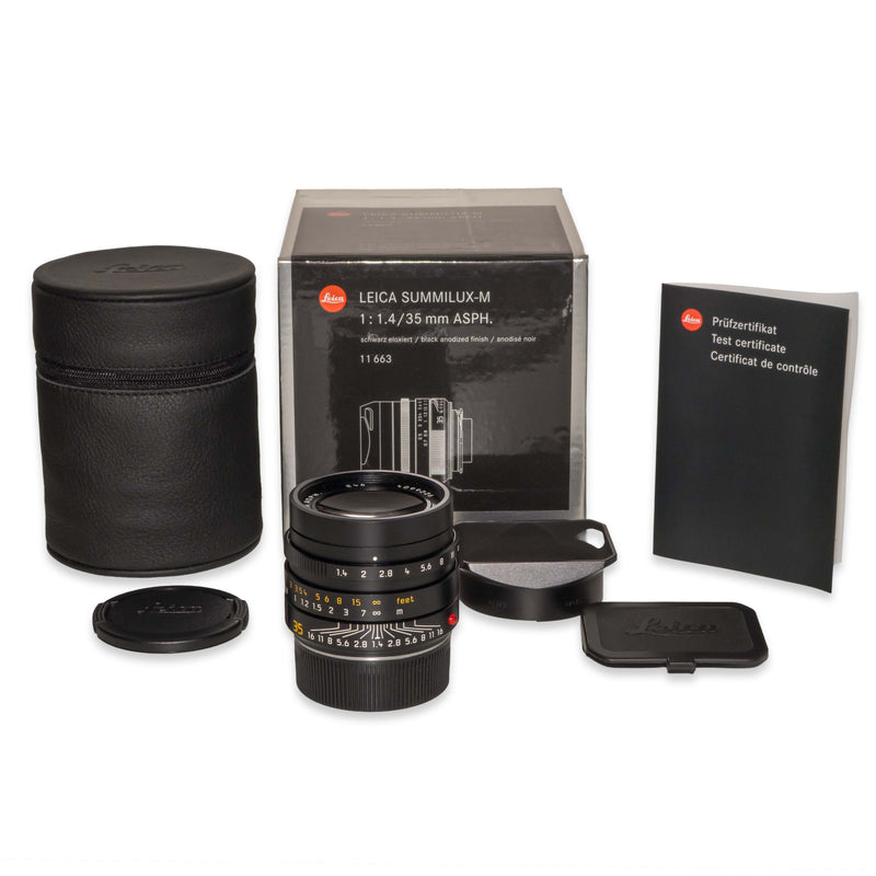 Leica SUMMILUX-M 35mm f/1.4 ASPH. [III] FLE I, black anodized