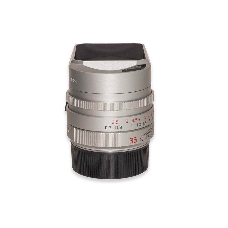 Leica SUMMILUX-M 35mm f/1.4 ASPH. [III], FLE I silver chrome