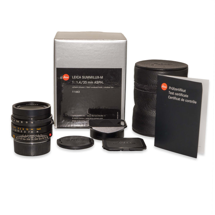 Leica SUMMILUX-M 35mm f/1.4 ASPH. [III], black anodized