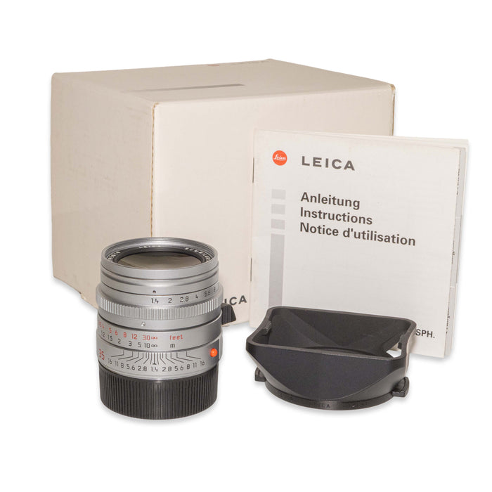 Leica SUMMILUX-M 35mm f/1.4 ASPH. [II], silver chrome