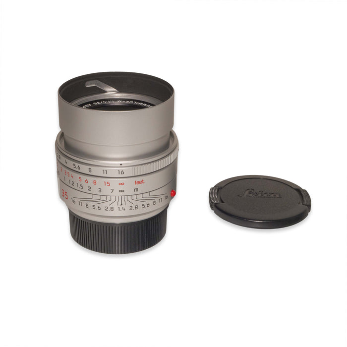 Leica SUMMILUX-M 35mm f/1.4 ASPH. [IV], FLE II silver chrome