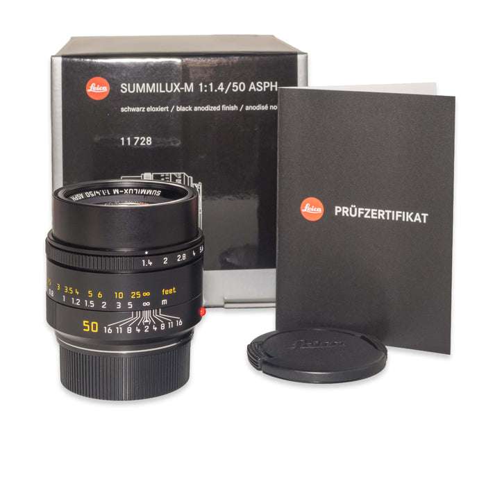 Leica SUMMILUX-M 50mm f/1.4 ASPH. [II], black anodized