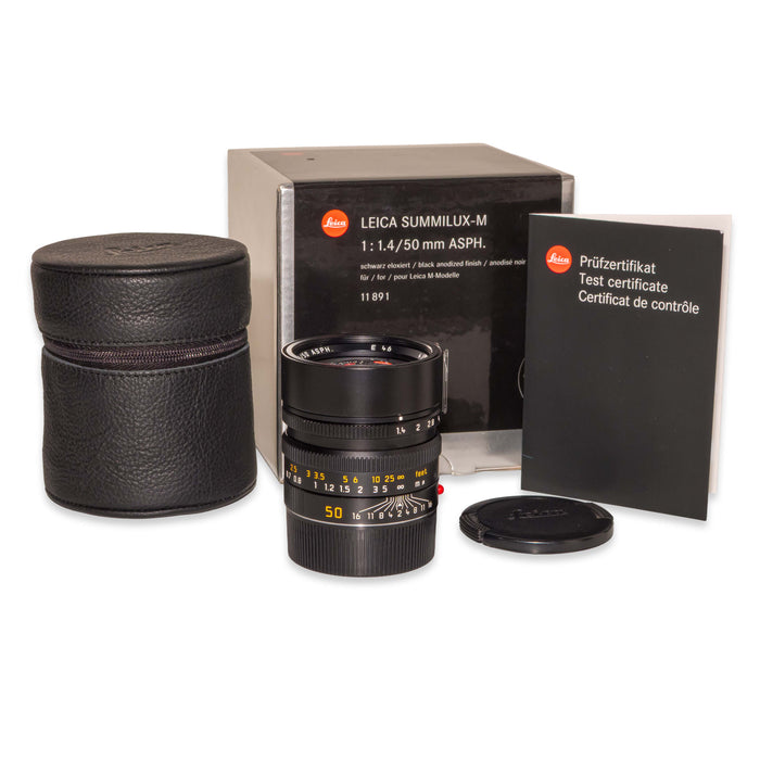 Leica SUMMILUX-M 50mm f/1.4 ASPH. [I], black anodized