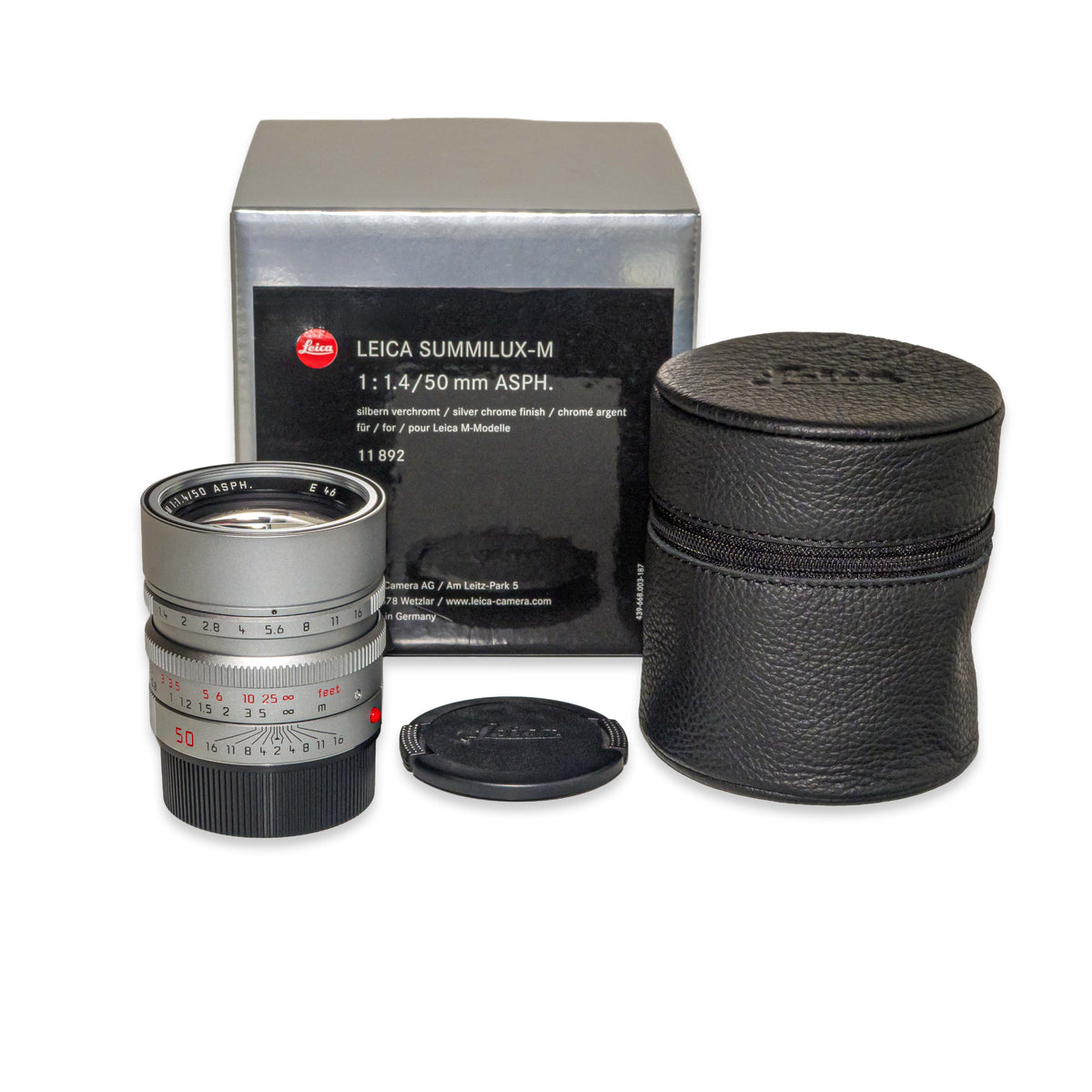 Leica SUMMILUX-M 50mm f/1.4 ASPH. [I], silver chrome — Foto Ottica