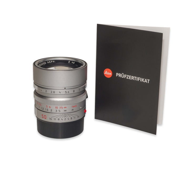 Leica SUMMILUX-M 50mm f/1.4 ASPH. [I], silver chrome ( prezzo iva esposta )