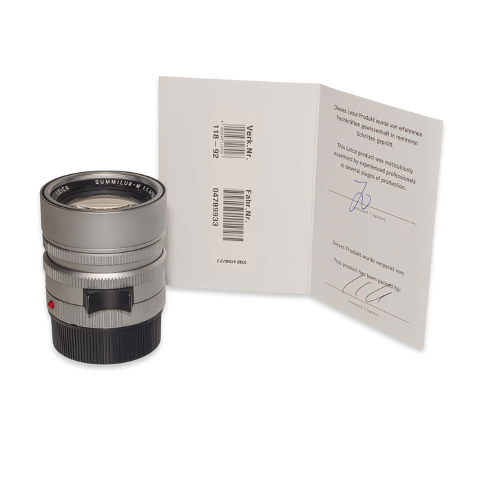 Leica SUMMILUX-M 50mm f/1.4 ASPH. [I], silver chrome ( prezzo iva esposta )