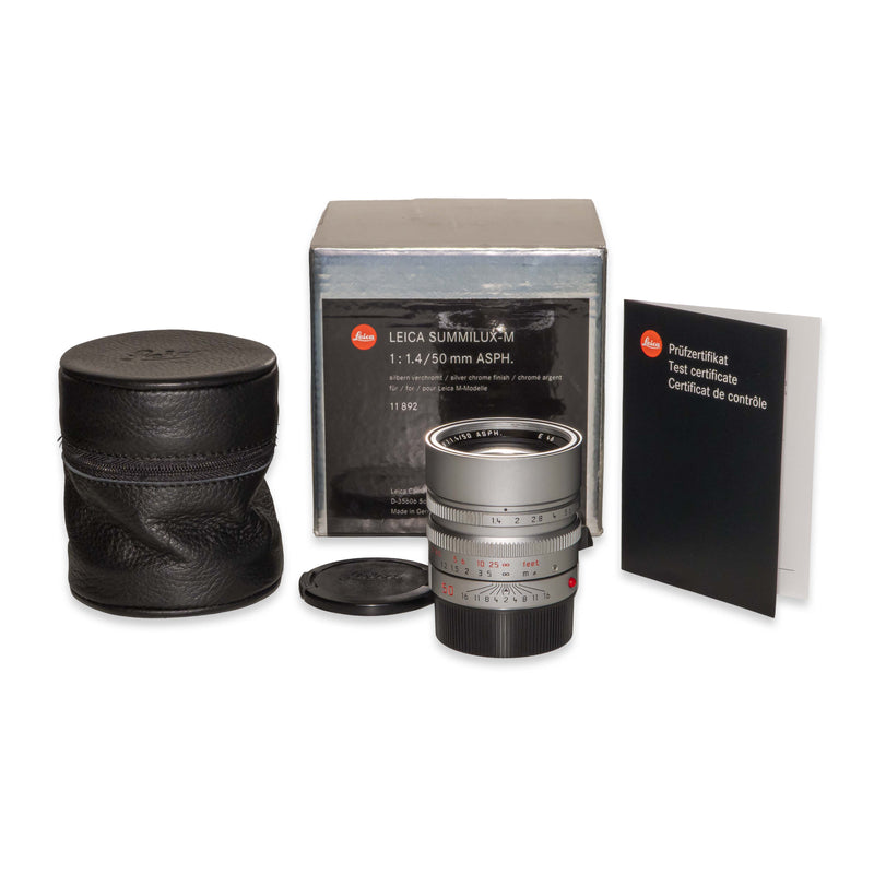 Leica SUMMILUX-M 50mm f/1.4 ASPH. [I], silver chrome