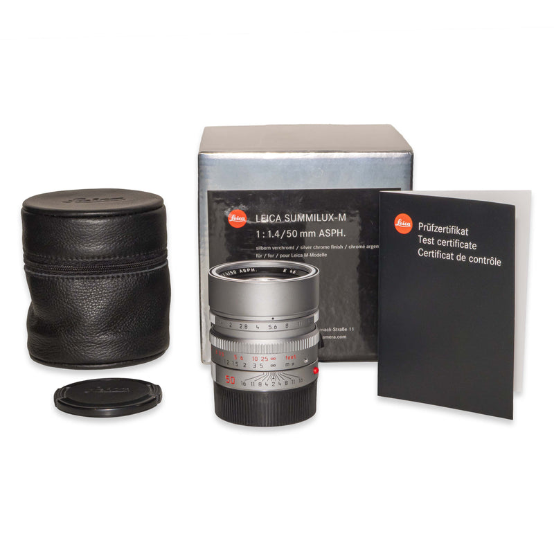 Leica SUMMILUX-M 50mm f/1.4 ASPH. [I], silver chrome