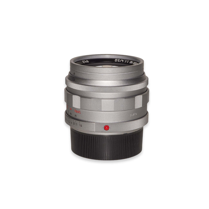Leica SUMMILUX-M 50mm f/1.4, silver chrome