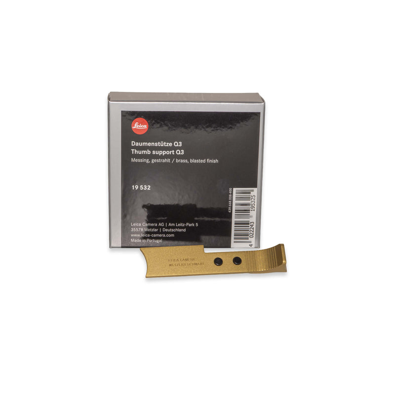 Leica Thumb Support Q3 (Brass, Blasted Finish)