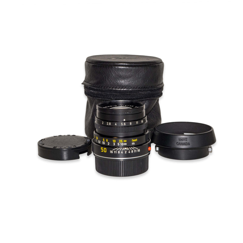 Leitz SUMMICRON-M 50mm f/2 [IV], black anodized