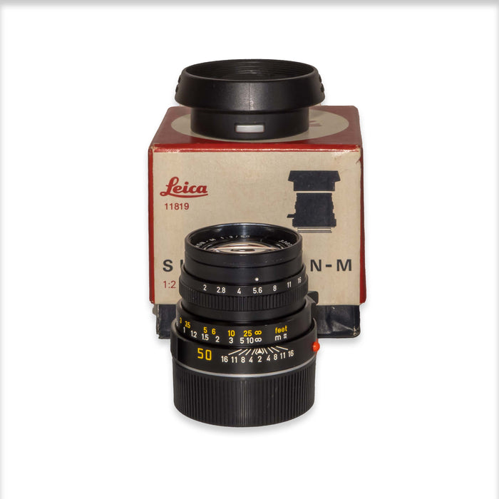 Leitz SUMMICRON-M 50mm f/2 [IV], black anodized