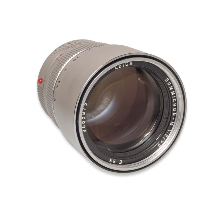 Leitz SUMMICRON-M 90mm f/2 [II] Type 1, silver chrome