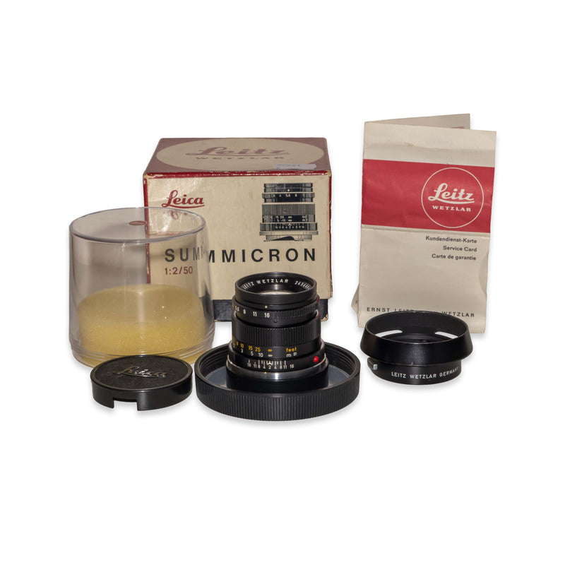 Leitz Wetzlar SUMMICRON 50mm f/2 [II], black