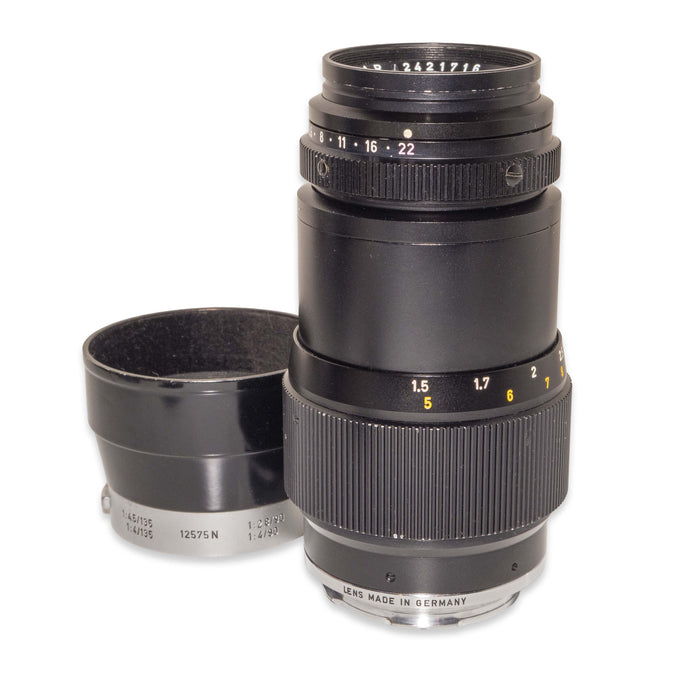 Leitz Wetzlar Tele-ELMAR 135mm f/4 Type 1, black anodized