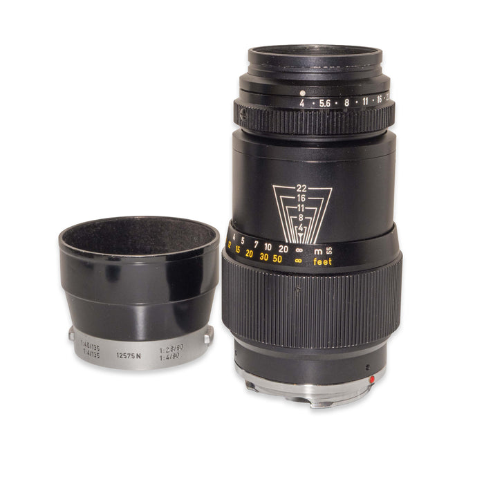 Leitz Wetzlar Tele-ELMAR 135mm f/4 Type 1, black anodized