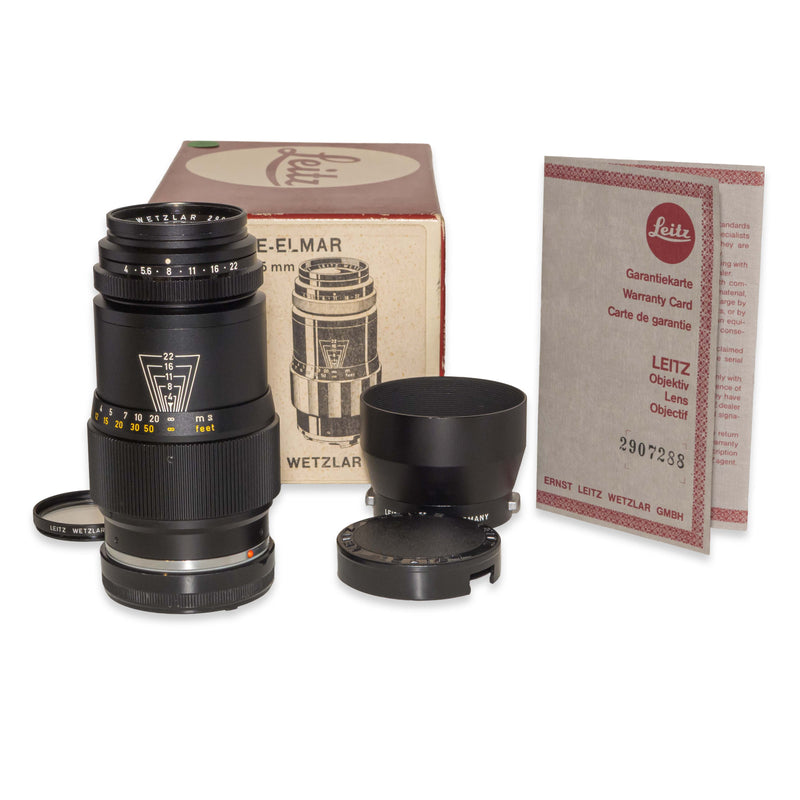 Leitz Wetzlar Tele-ELMAR 135mm f/4 Type 1, black anodized