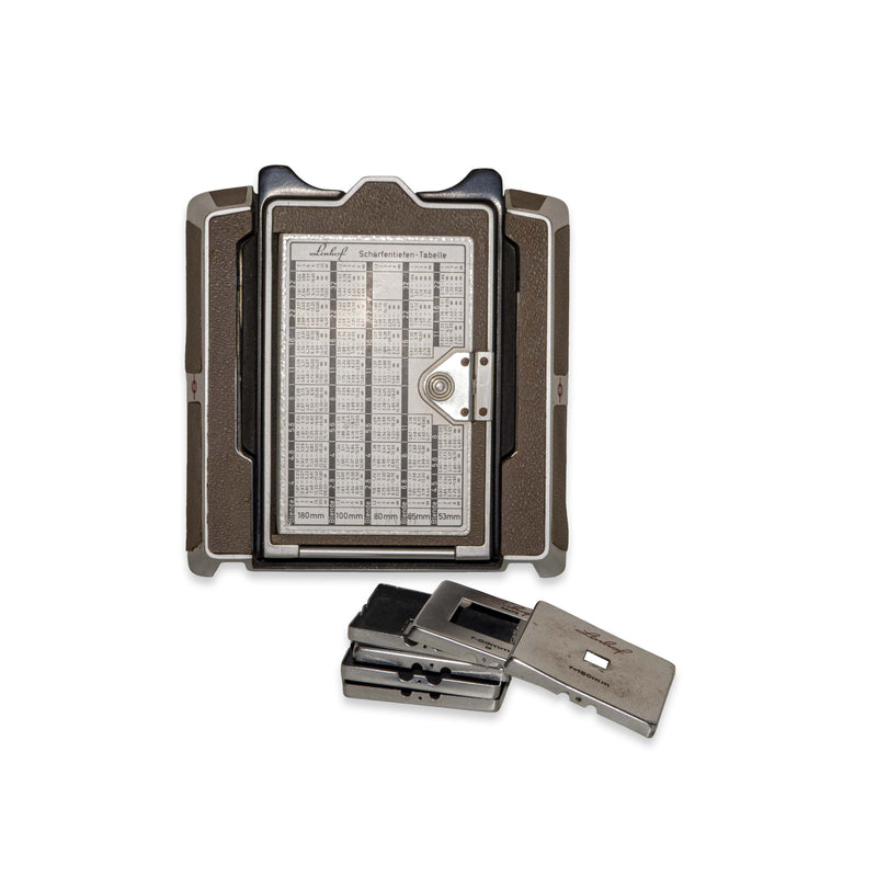 Linhof Super Technika IV (3 Obiettivi e Magazzini Film 6x9)