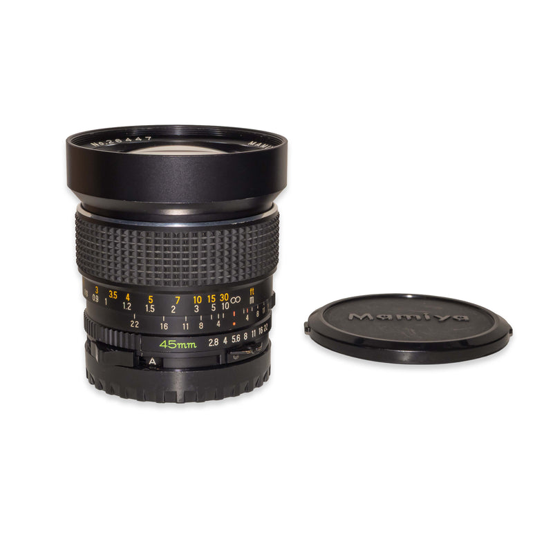 Mamiya 645E + 80mm f/2.8 + 150mm f/4 + 45mm f/2.8*