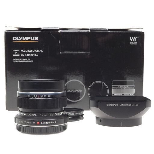Olympus M.Zuiko Digital ED 12mm f/2, Limited Black - Foto Ottica Cavour