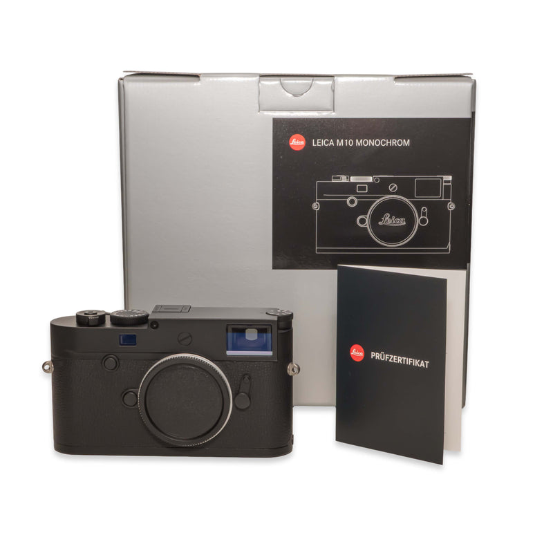 Leica M10 Monochrom, Black chrome