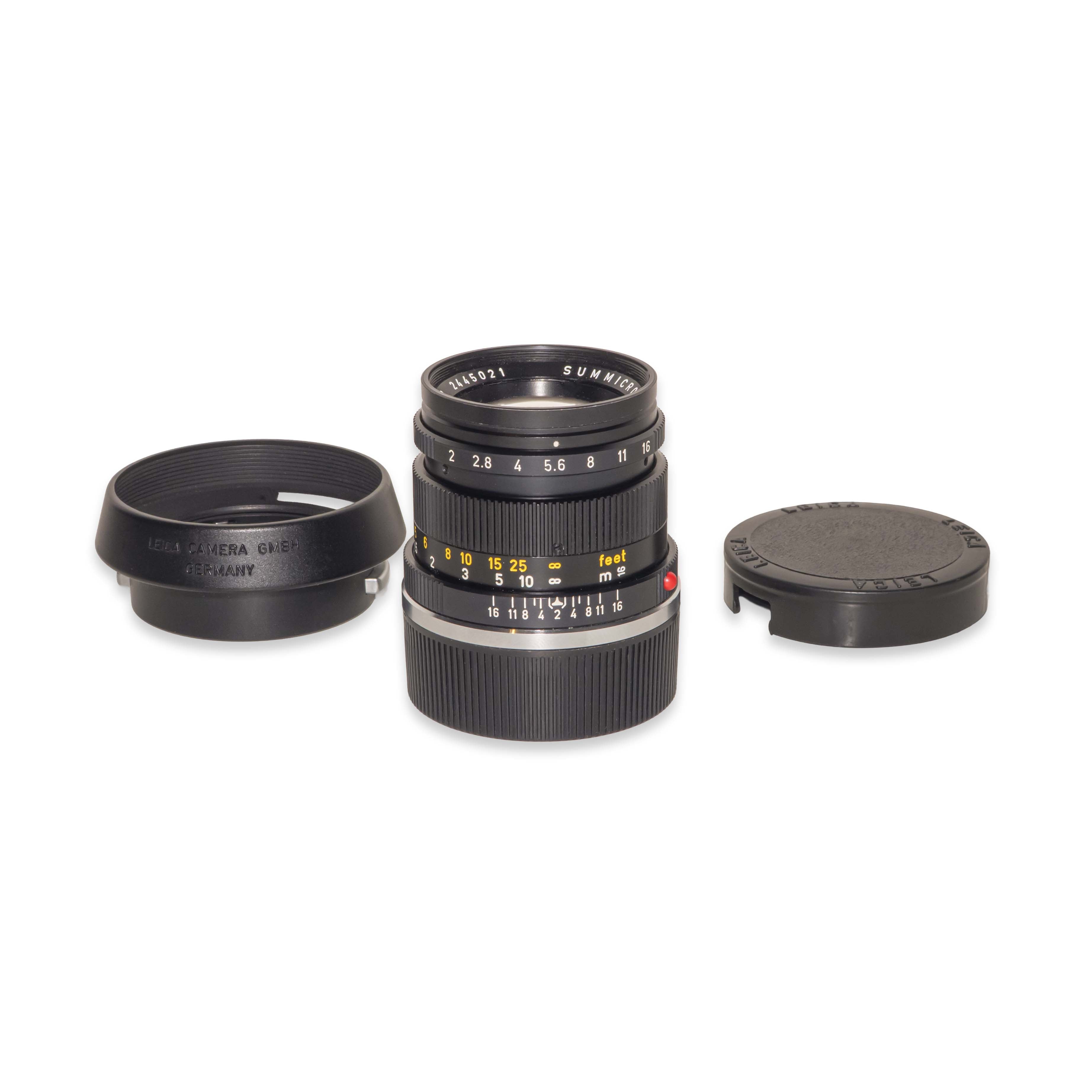 Leitz Wetzlar SUMMICRON 50mm f/2 [II], black — Foto Ottica Cavour