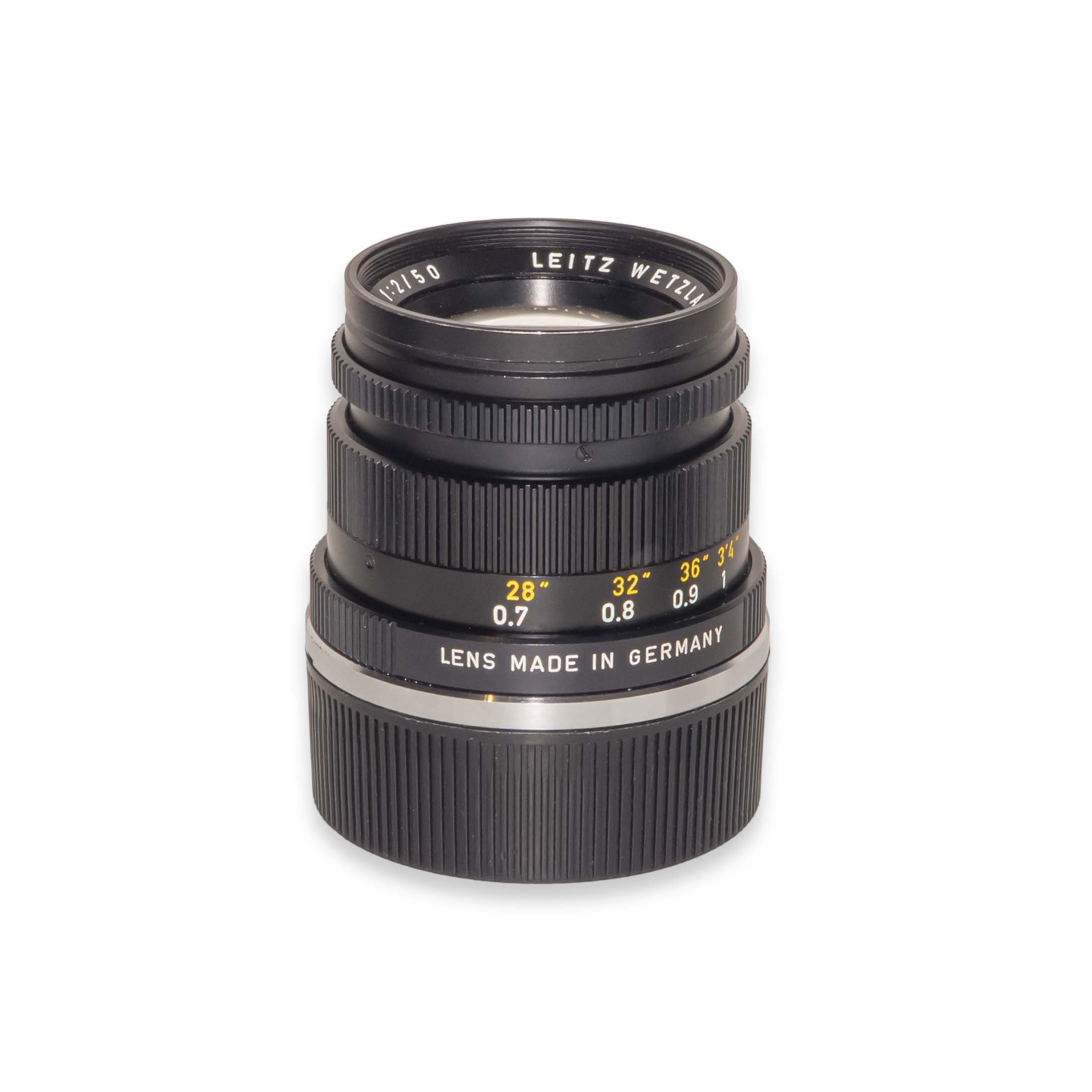 Leitz Wetzlar SUMMICRON 50mm f/2 [II], black — Foto Ottica Cavour