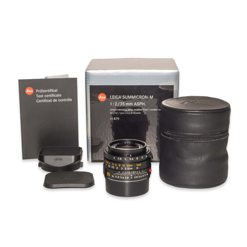Leica SUMMICRON-M 35mm f/2 ASPH. [I], black anodized