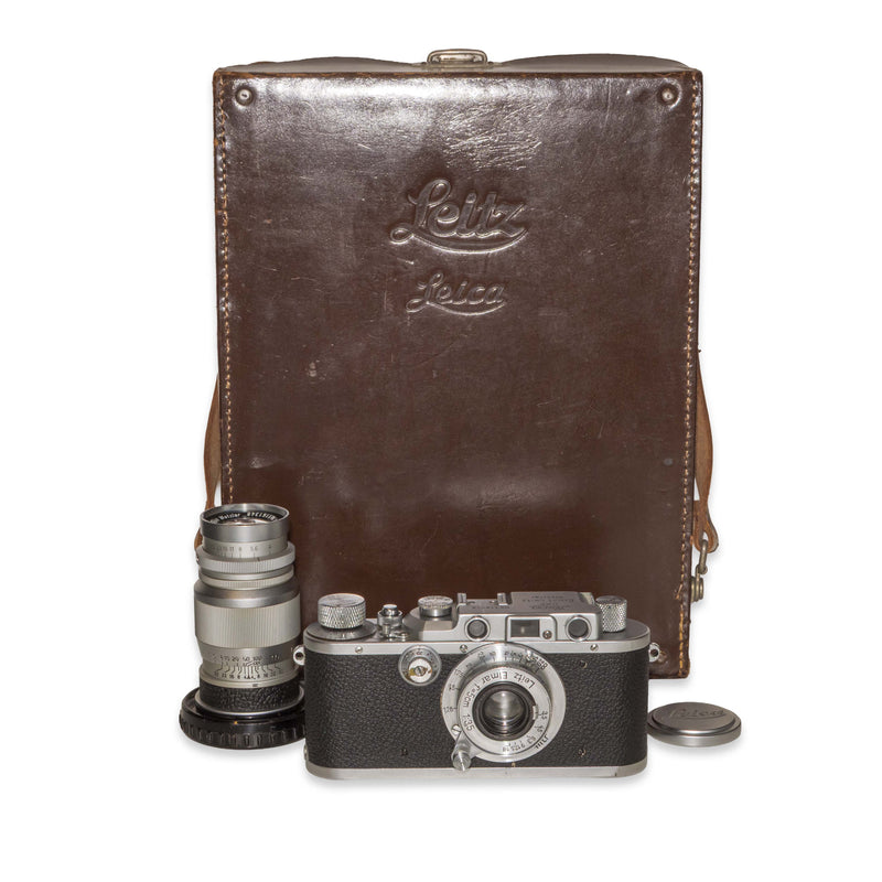 Leica III (Model F) + Elmar 50mm f/3.5 + Elmar 90mm f/4