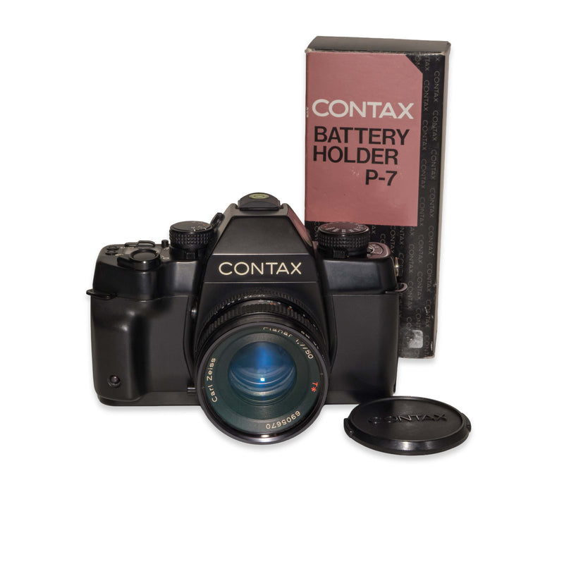 Contax ST + Planar 50mm f/1.7 + Sonnar 135mm f/2.8 + Battery Holder P7