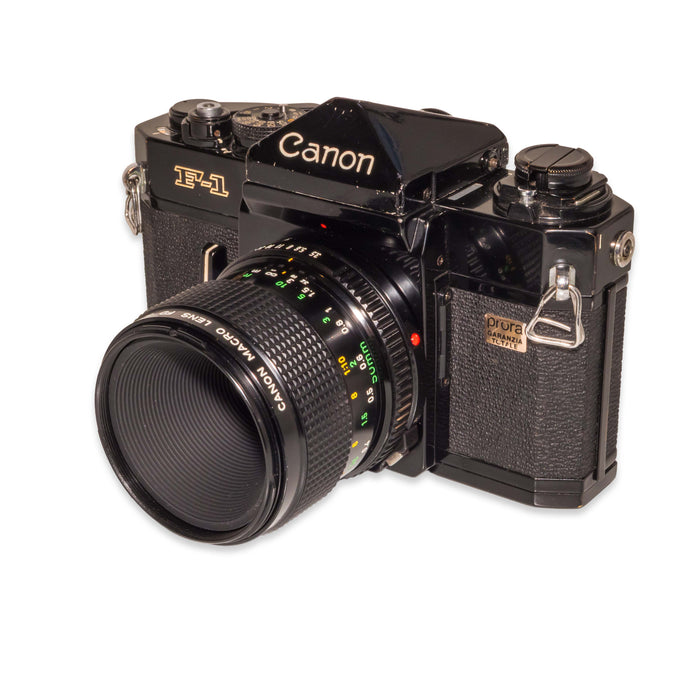 Canon F-1 + Macro 50mm f/3.5