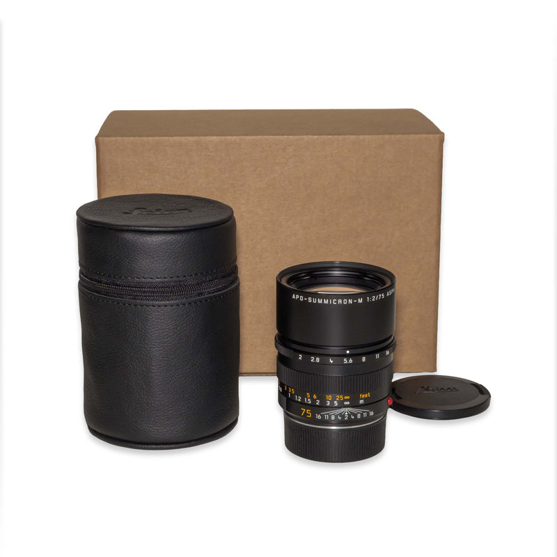Leica APO-SUMMICRON-M 75mm f/2 ASPH., black anodized