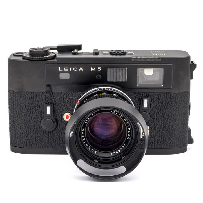 Leica M5 con Summicron-M 50mm f/2, Black chrome