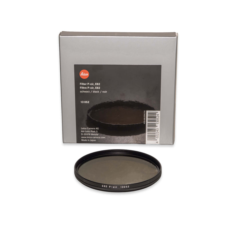 Leica Filtro E82 Polarizzatore Circolare, Black