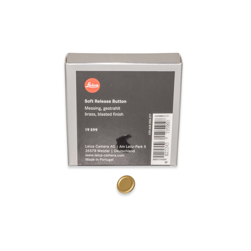 Leica Soft Release Button (Brass, Blasted Finish)