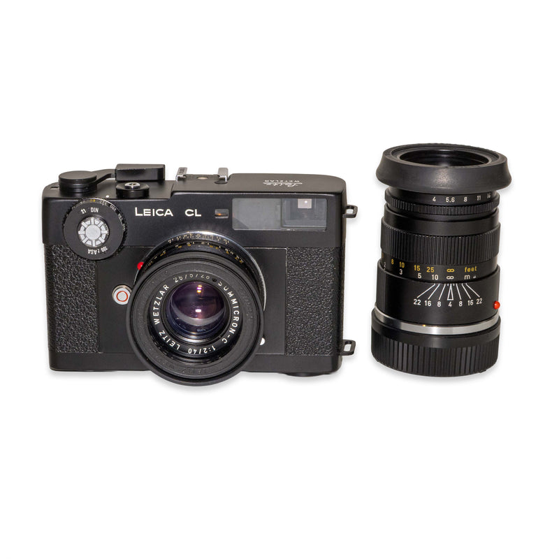 Leica CL KIT con 40mm f/2 e 90mm f/4