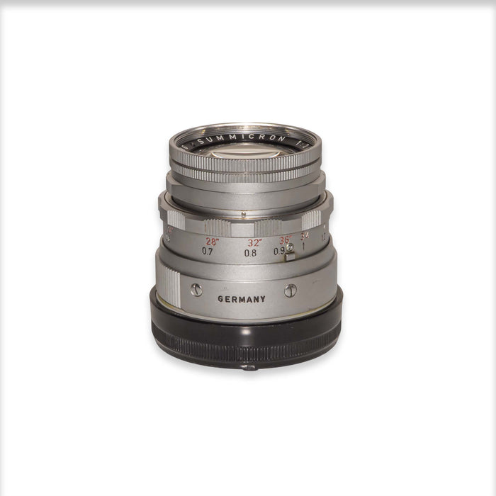 Leitz Wetzlar SUMMICRON 50mm f/2 DR, Dual Range meter / feet
