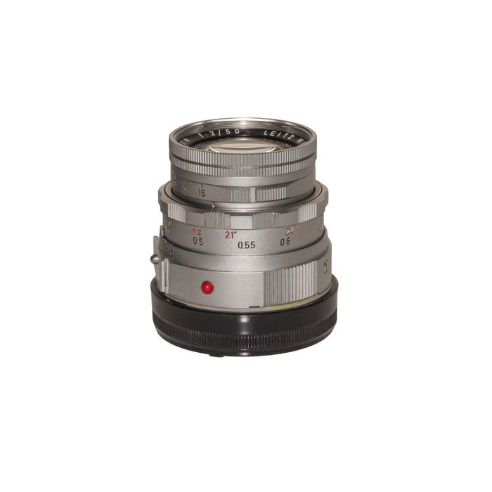 Leitz Wetzlar SUMMICRON 50mm f/2 DR, Dual Range meter / feet