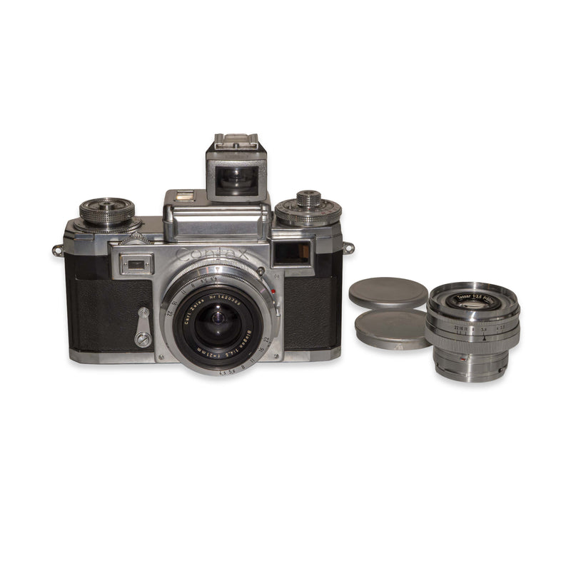 CONTAX IIIa + Tessar 50mm f/3.5 + Biogon 21mm f/4.5